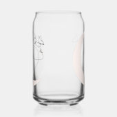 Vrouw Blikvorm Glas (Links)