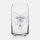 Vrouw Blikvorm Glas (Achterkant)