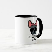 Vrouw Blue French Bulldog Frenchie Dog Dad Mok (Voorkant rechts)