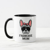 Vrouw Blue Merle French Bulldog Frenchie Dog mama Mok (Links)