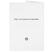 Vrouw Blue Pet Eyelashes Kaart (Achterkant)