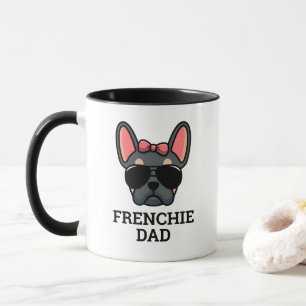 Vrouw Blue Tan French Bulldog Frenchie Dog Mok
