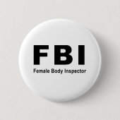 Vrouw Body Inspecteur Ronde Button 5,7 Cm (Voorkant)