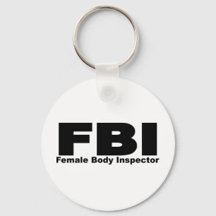 Vrouw Body Inspecteur Sleutelhanger