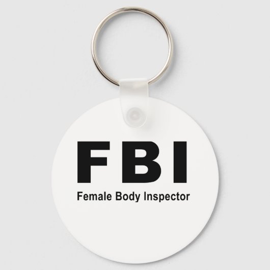 Vrouw Body Inspecteur Sleutelhanger (Voorkant)