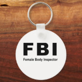 Vrouw Body Inspecteur Sleutelhanger (Voorkant)