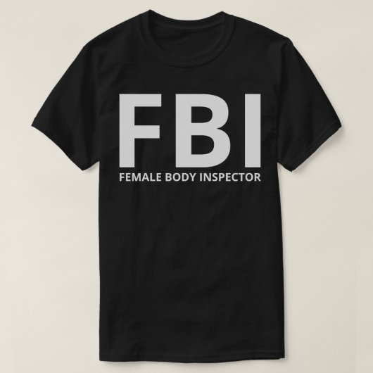 vrouw Body Inspector 1 T-shirt (Design voorkant)