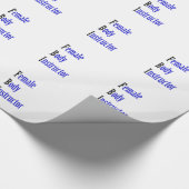 Vrouw Body Instructor Cadeaupapier (Hoek)