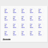 Vrouw Body Instructor Ronde Sticker (Vel)
