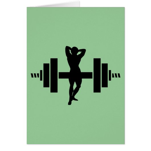 Vrouw Bodybuilder (Voorkant)