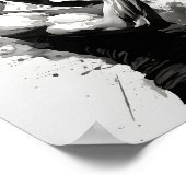 Vrouw Bodybuilder Flexing Muscles Fitness Meisje Poster (Hoek)