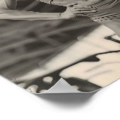 Vrouw Bodybuilder Poster (Hoek)