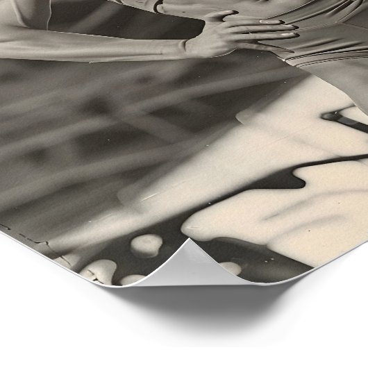  Vrouw Bodybuilder Poster (Hoek)