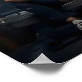 Vrouw Bodybuilder Rust tussen Sets Poster (Hoek)