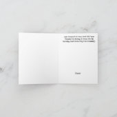 Vrouw Border Patrol Agent Wenskaart Kaart (Binnen)