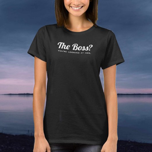 Vrouw Boss. T-shirt