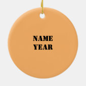 Vrouw Bouwnijverheid met versieringsgereedschap Keramisch Ornament (Achterkant)