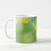 vrouw bovenop koffiemok (Links)
