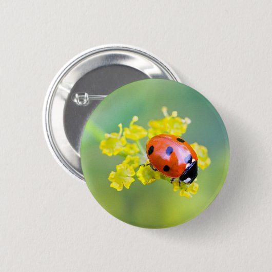 vrouw bovenop ronde button 5,7 cm (Voorkant /achterkant)