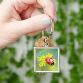 vrouw bovenop sleutelhanger (Hand)