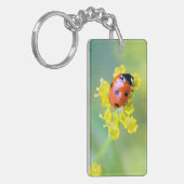 vrouw bovenop sleutelhanger (Voorkant Links)