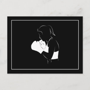 Vrouw Boxer Briefkaart