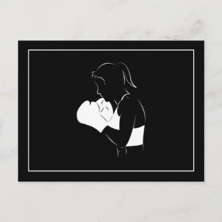 Vrouw Boxer Briefkaart