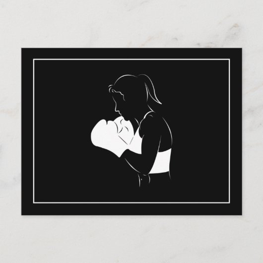 Vrouw Boxer Briefkaart (Voorkant)