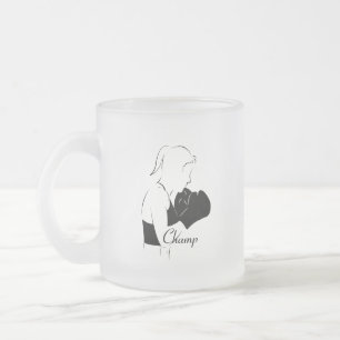 Vrouw Boxer Champ Matglas Koffiemok