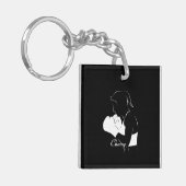 Vrouw Boxer Champ Sleutelhanger (Voorkant Links)