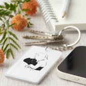 Vrouw Boxer Champ Sleutelhanger (Voorkant Rechts)