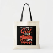 Vrouw Boxer is gewoon een meisje dat dingen haat Tote Bag (Voorkant)