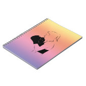 Vrouw Boxer Notitieboek (Linkerzijde)