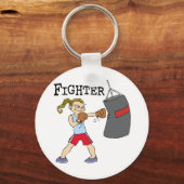 Vrouw Boxer Sleutelhanger (Voorkant)