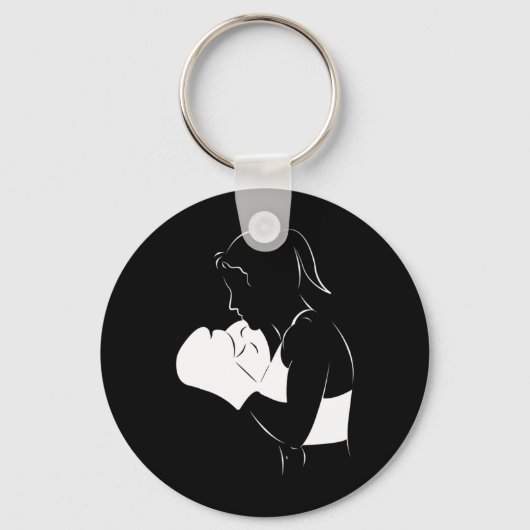 Vrouw Boxer Sleutelhanger (Voorkant)