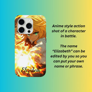 Vrouw brandbeeld iPhone 15 pro case