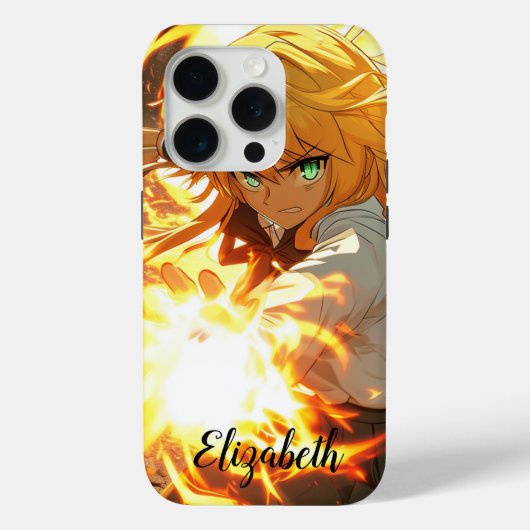 Vrouw brandbeeld Case-Mate iPhone case (Achterkant)