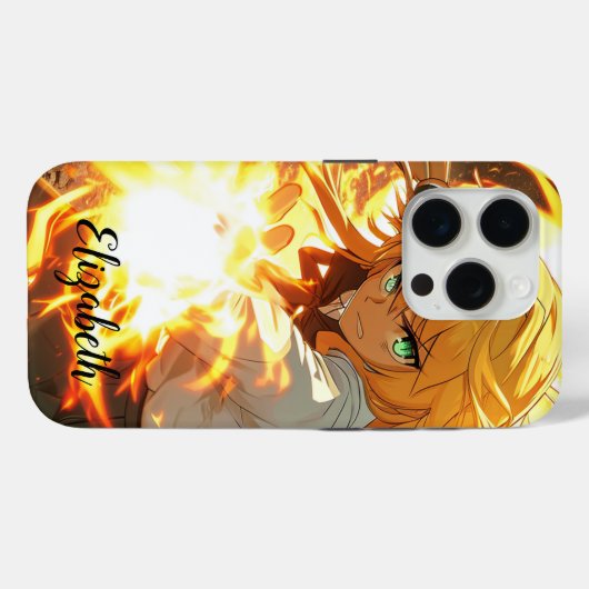 Vrouw brandbeeld Case-Mate iPhone case (Achterkant (horizontaal))