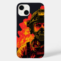 Vrouw brandweerman IPhone 14 Hoesje