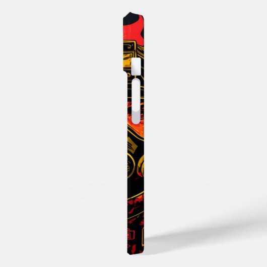 Vrouw brandweerman IPhone 14 Hoesje (Achterkant / Links)