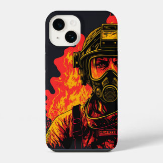 Vrouw brandweerman IPhone 14 Hoesje