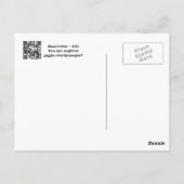 Vrouw Briefkaart (Achterkant)