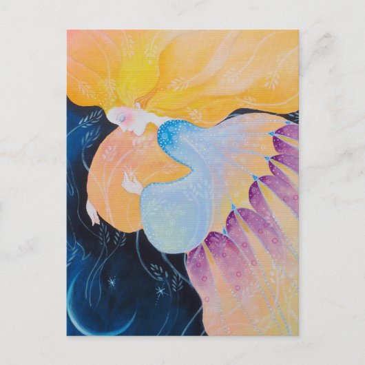 Vrouw. Briefkaart (Voorkant)