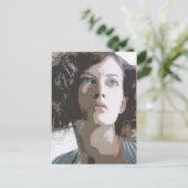 vrouw briefkaart (Staand voorkant)