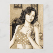  vrouw briefkaart (Voorkant)