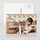  vrouw briefkaart (Voorkant / Achterkant)