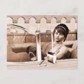  vrouw briefkaart (Voorkant)