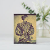 Vrouw Briefkaart (Staand voorkant)