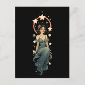  vrouw briefkaart (Voorkant)