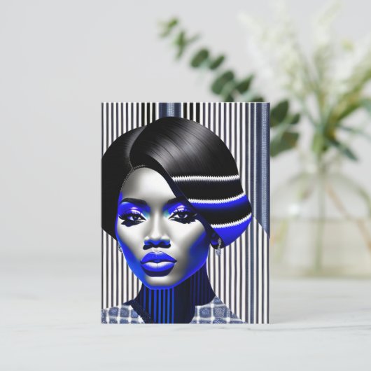 Vrouw Briefkaart (Staand voorkant)